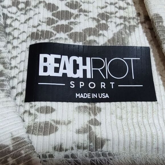 REVOLVE Beach Riot Ayla Taupe Snake Print High Wait Legging US XS - Picture 12 of 14